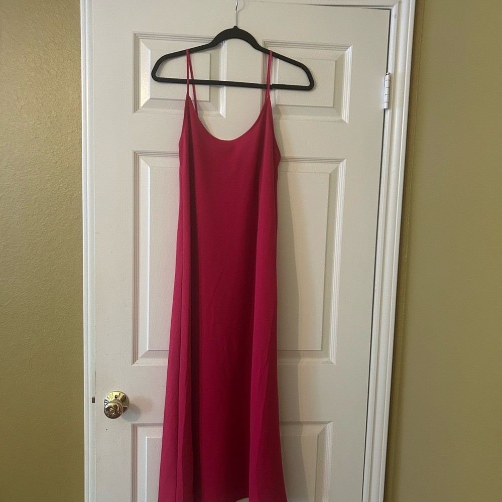 NWT Zara Fuchsia Slip Dress Medium